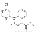 मिथाइल (ई) -2- [2- (6-क्लोरोपाइरीमिडिन-4-यॉक्सी) फिनायल] -3-मिथोक्सीकार्रीलेट कैस 131860-97-4